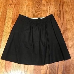 J. Crew Pleated Wool Skirt sz 0